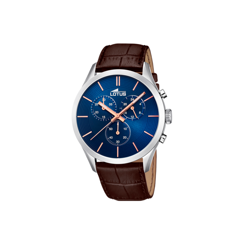 RELOJ DE HOMBRE LOTUS MINIMALIST CON ESFERA AZUL 18638/1