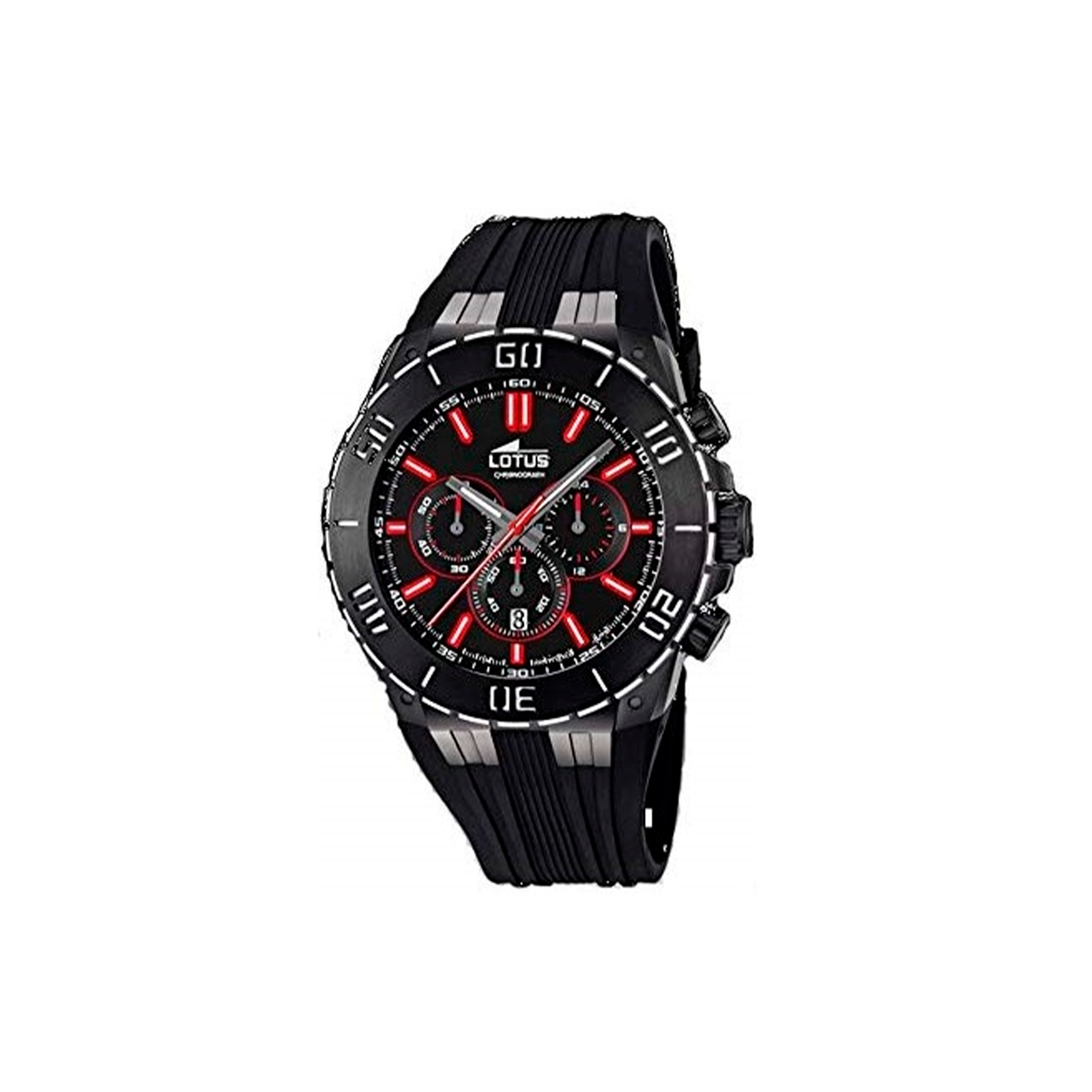 Reloj Orient Hombre Caucho Negro Con Detalle Rojo Fqc0s00aa0 – Joyas Lan