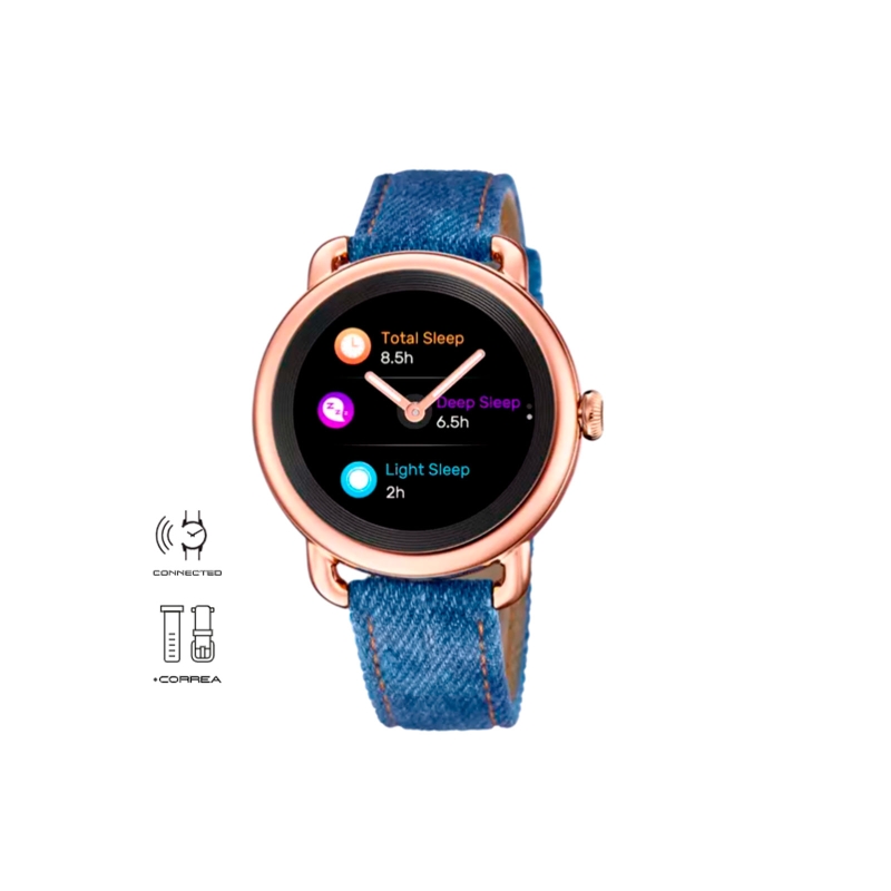 Reloj Festina mujer Smartwatch Smartime correa tela base piel F50001/1 -  Joyerías Sánchez