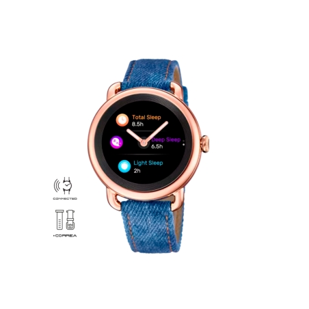 Reloj Festina mujer Smartwatch Smartime correa tela base piel F50001/1