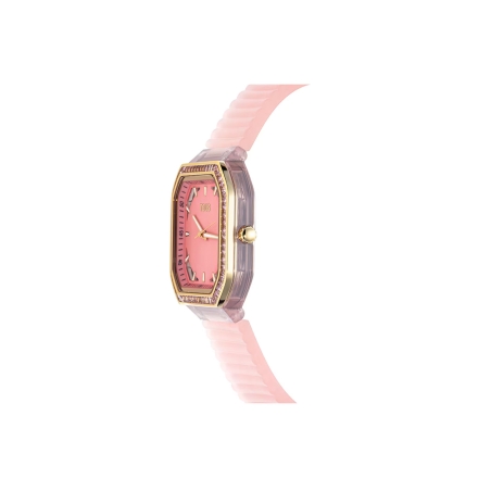 Reloj Tous analógico de acero con zirconitas Gleam Freshs rosa 200351061