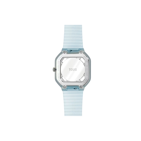 Reloj Tous analógico de acero con zirconitas Gleam Freshs celeste 200351065