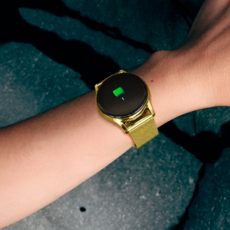 Reloj Lotus mujer Smartwatch, Bluetooth, correa milanesa dorada 50003/A