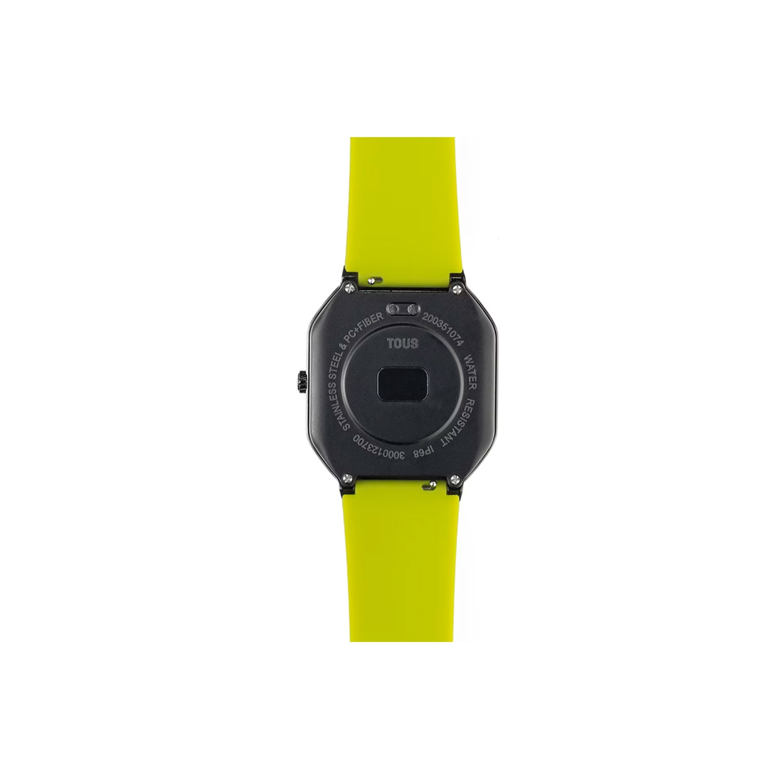 Reloj smartwatch con correa de silicona verde D-Connect
