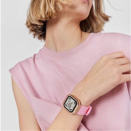 Reloj Tous smartwatch correa de nylon y correa silicona rosa B-Connect 200351076