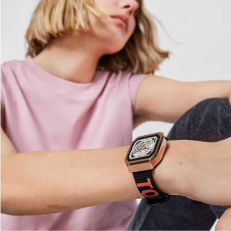 Reloj Tous smartwatch correa de nylon y correa silicona rosa B-Connect 200351076