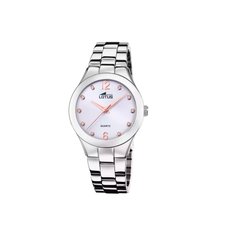Reloj Lotus muher azul correa acero inoxidable 316L 18741/3