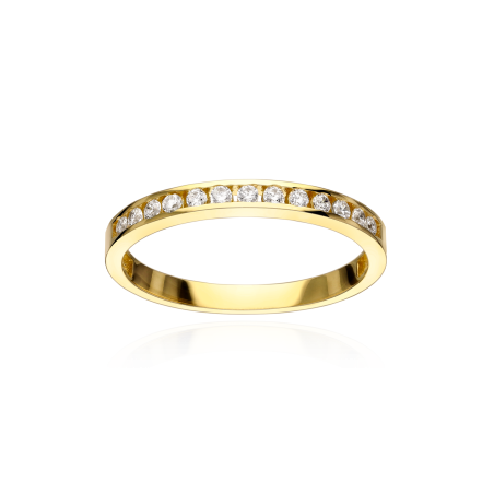 Anillo "Belle" Oro 18k y circonitas