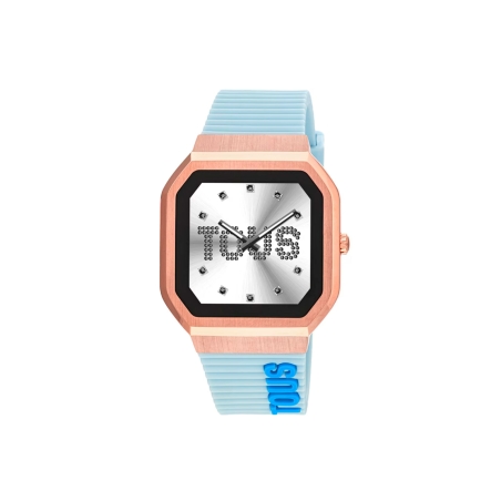 Reloj Tous smartwatch con correa de nylon y correa de silicona azul B-Connect 200351077