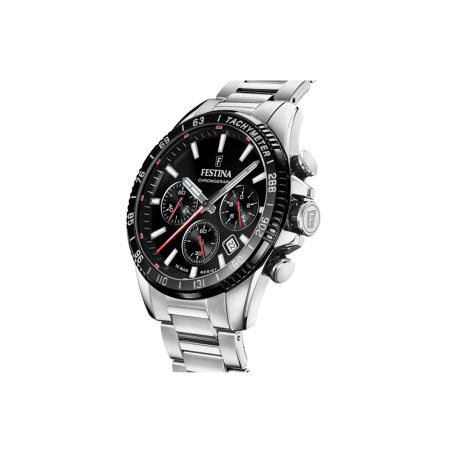 Reloj Festina acero hombre timeless esfera negra F20560/6