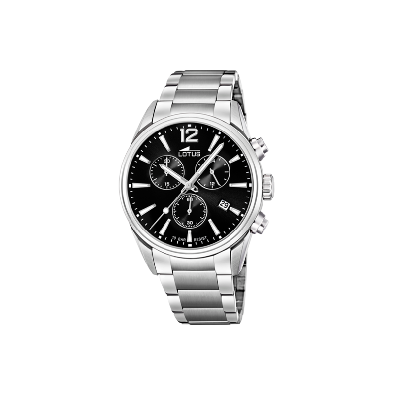 Reloj Lotus hombre Minimalist esfera negra 18690/3