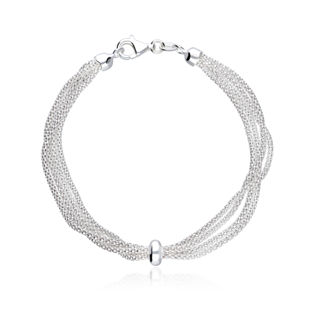 Pulsera "Maye" Plata primera ley