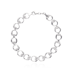 Pulsera "Greta" Plata de...