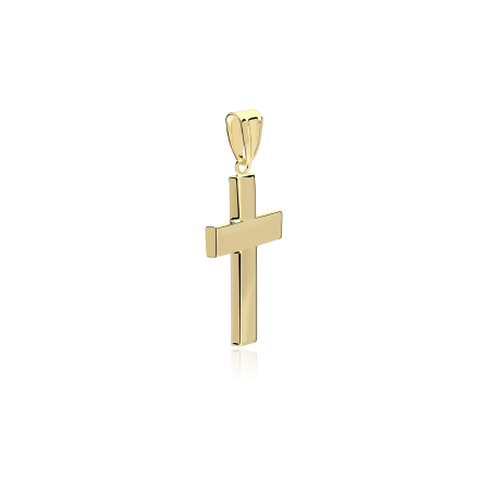 Cruz Oro 18k cuadrada "Isaac"
