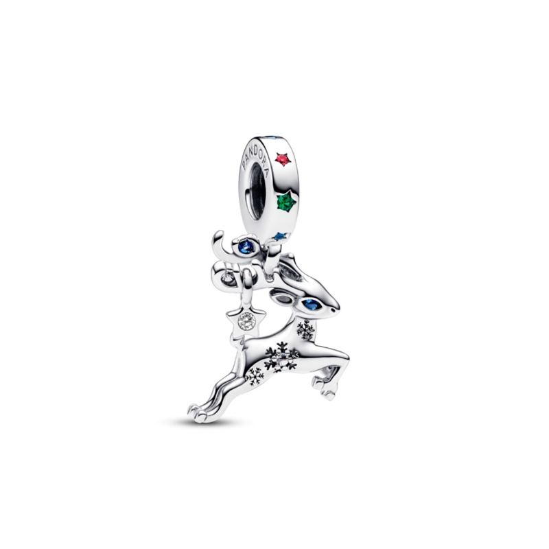 Charm Pandora Colgante Reno de Navidad Mágico 792679C01 Charm Pandora Colgante Reno de Navidad Mágico 792679C01