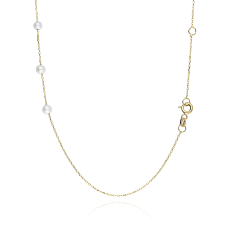 Gargantilla "Grecia" Oro 18k y perlas cultivadas