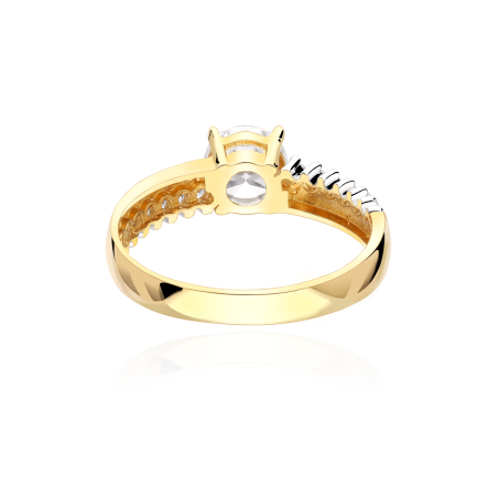 Anillo Oro 18k con Circonitas "Arolsen"