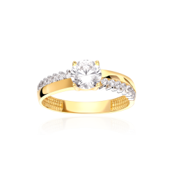Anillo Oro 18k con Circonitas "Arolsen"