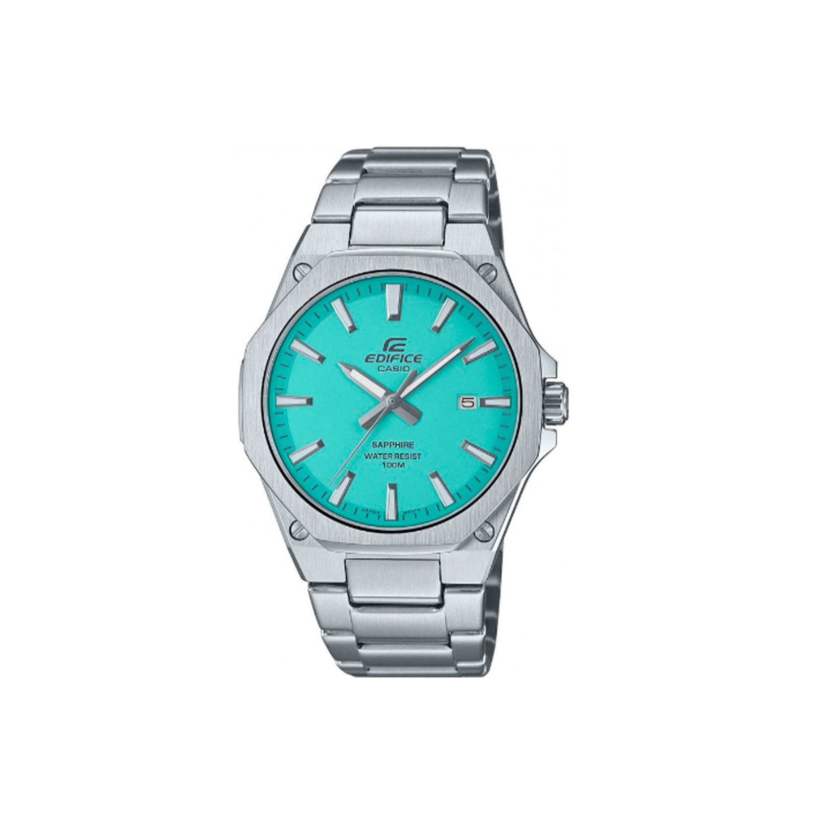 Reloj Casio Edifice acero esfera turquesa EFR-S108D-2BV Joyerías