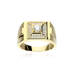 Sello Oro 18k Cuadrado...