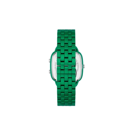 Reloj Tous digital con brazalete de aluminio en color verde D-Logo 300358000