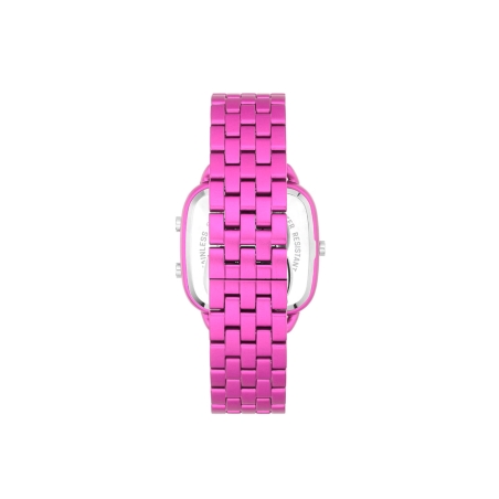 Reloj Tous digital con brazalete de aluminio en color lila D-Logo 300358003