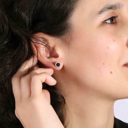 Pendientes Diamantes Negros "Noir"