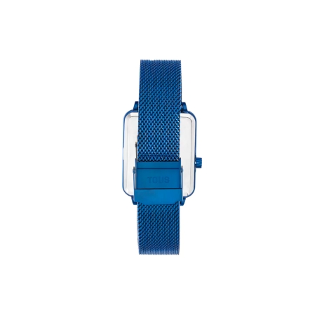Reloj Tous analógico y digital con brazalete de acero IP azul MARS 300358012