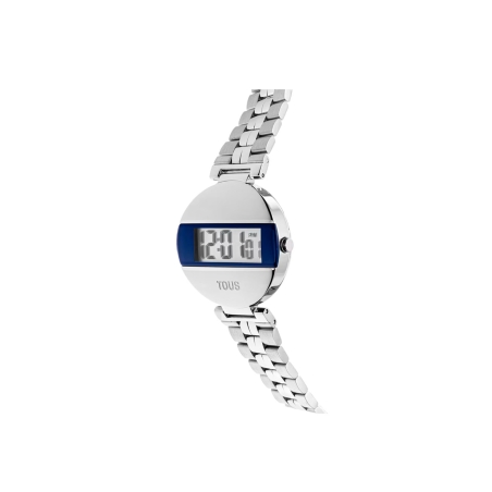 Reloj Tous digital con brazalete de acero y color azul marino MARS 300358030