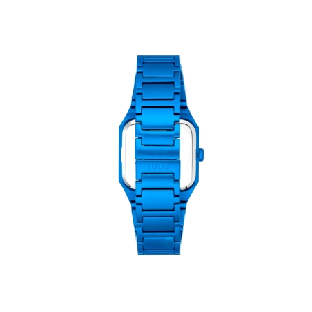 Reloj Tous analógico con brazalete de aluminio en color azul Karat Squared 300358042