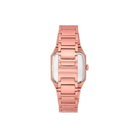 Reloj Tous analógico con brazalete de aluminio en rose gold Karat Squared 300358050