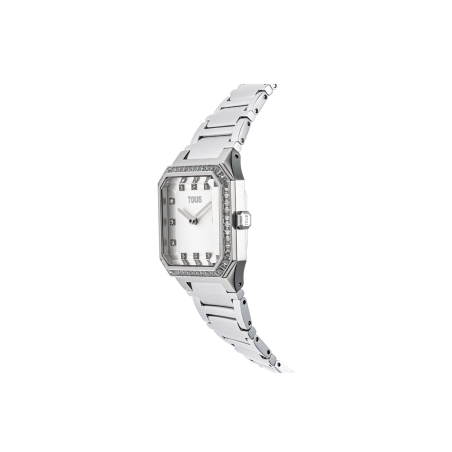 Reloj Tous analógico con brazalete de aluminio en plateado Karat Squared 300358051