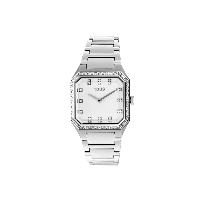 Reloj Tous analógico con brazalete de aluminio en plateado Karat Squared 300358051