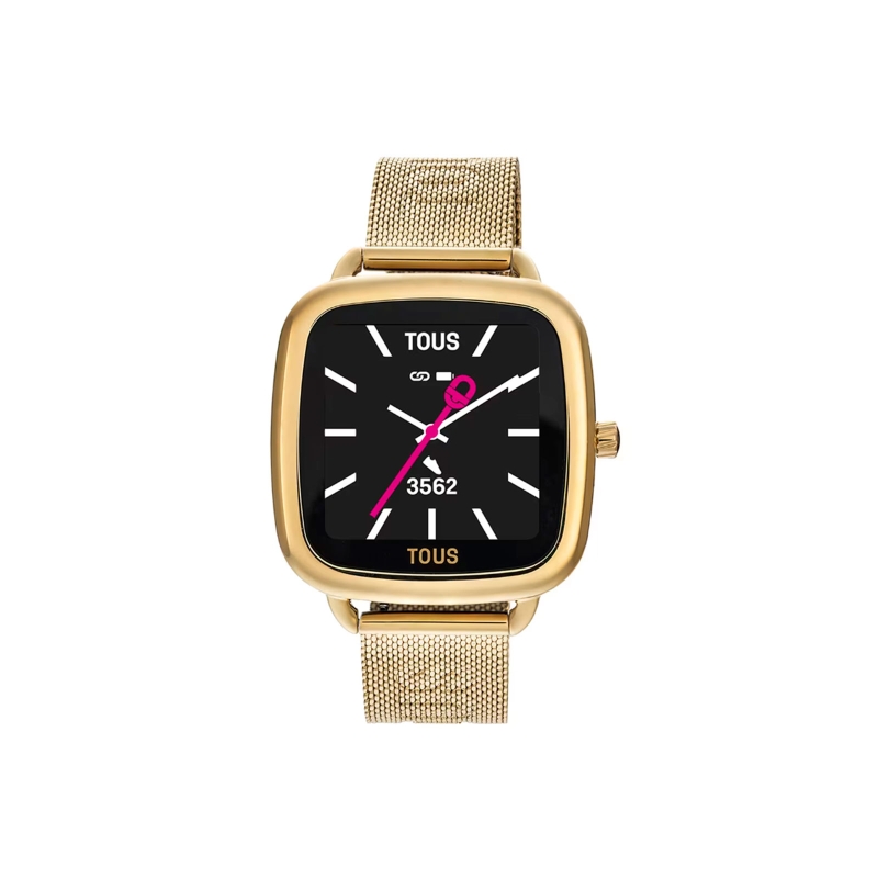 Reloj Tous smartwatch con correa de acero ip dorado D-Connect 300358083