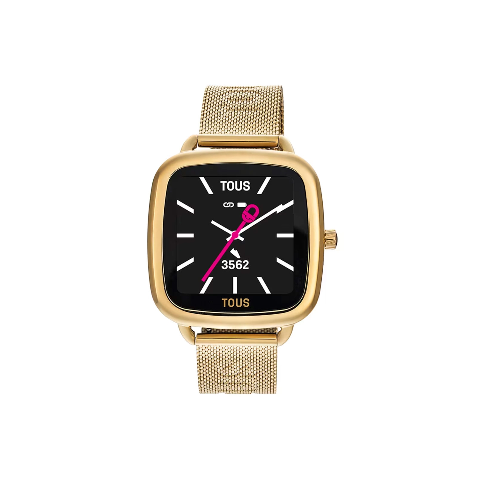 Reloj Tous smartwatch con correa de acero ip dorado D-Connect