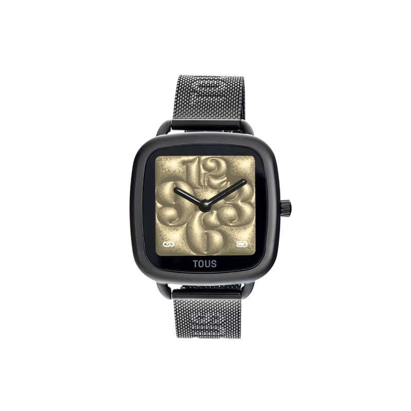 Reloj Tous smartwatch con correa de acero ip negro D-Connect 300358084