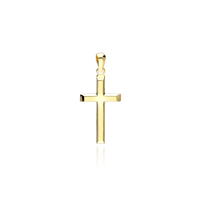 Colgante "Soft" Cruz oro 18k