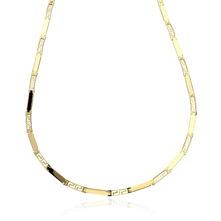 Gargantilla Oro Bicolor 18k "Greca"