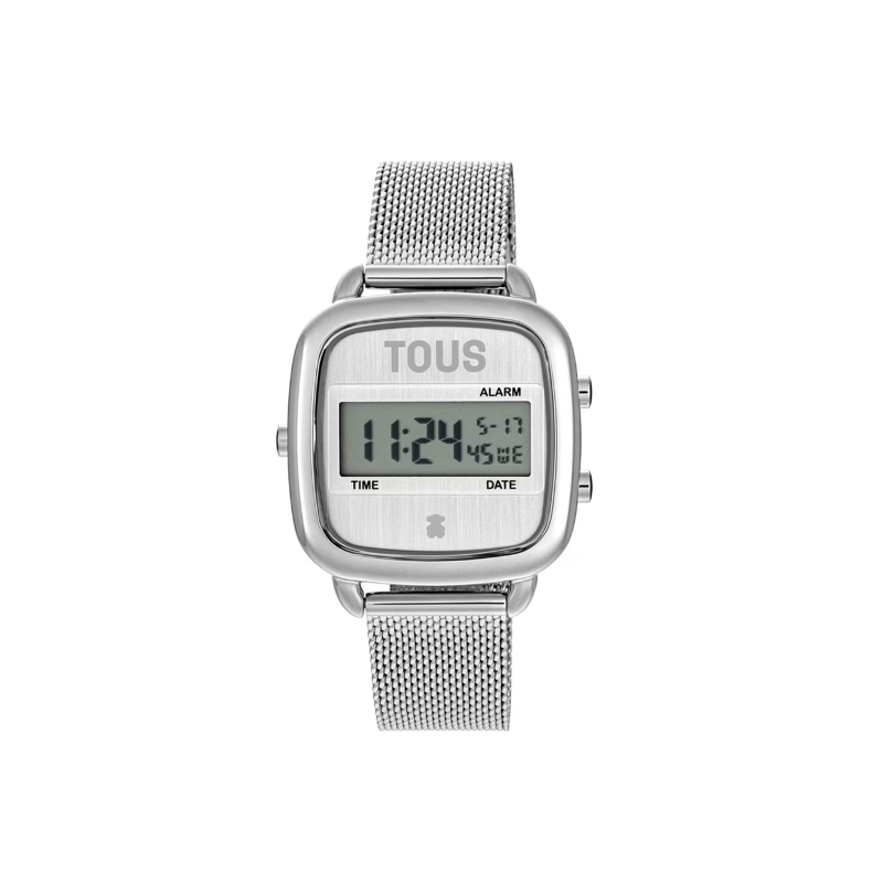 Reloj Tous digital con brazalete de acero D-Logo New 300358100