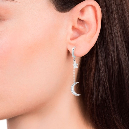 Tous Aretes En Plata .925 Mini Color Con ónix Mujer - El Palacio De Hierro