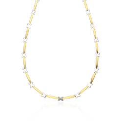 Gargantilla Oro 18k Bicolor  Amberg 