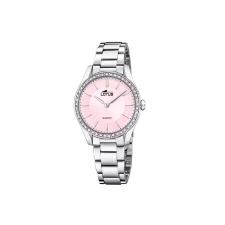 Reloj Lotus mujer bliss esfera rosa con circonitas 18796/2