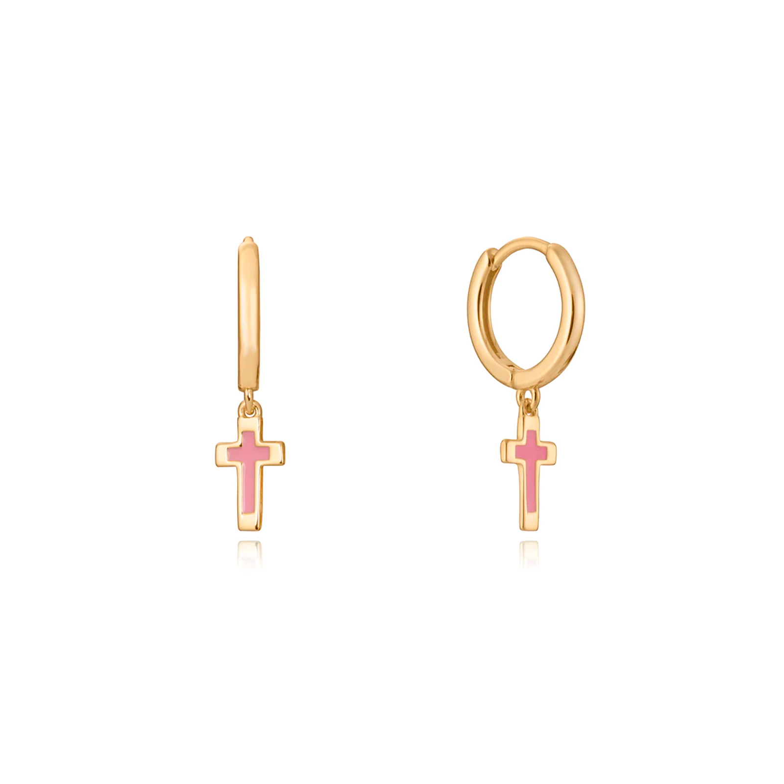 Pendientes Chapa Circular Plata/Oro, Fabricados En Plata 1ª Ley