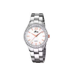 Reloj Lotus mujer Bliss esfera plateada y circonitas 18883/1