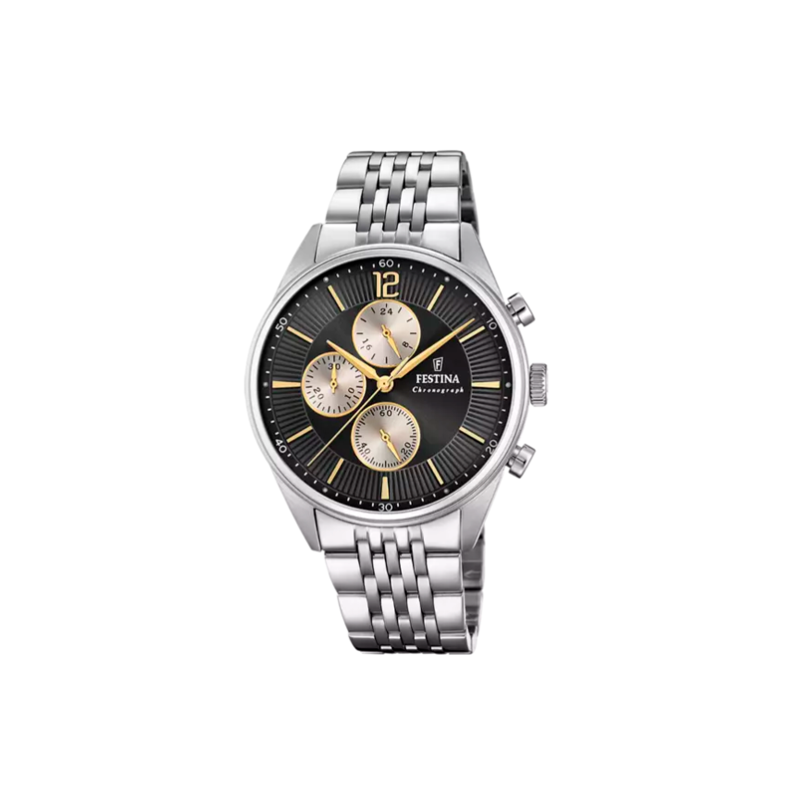 Reloj Festina Mujer BOYFRIEND COLLECTION Caucho Negro Caja Rosé