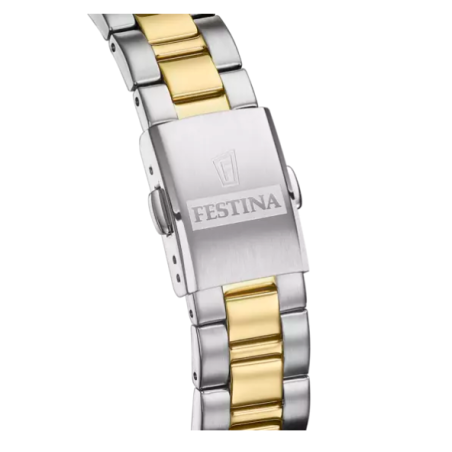 Reloj Festina mujer Classics esfera blanca y correa bicolor F20556/1