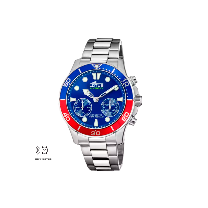 Reloj Lotus hombre Hybrid Acero esfera azul 18800/4