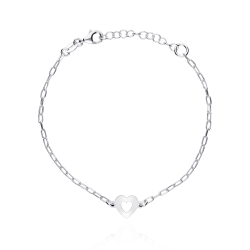 Pulsera plata primera ley  Mi amor 