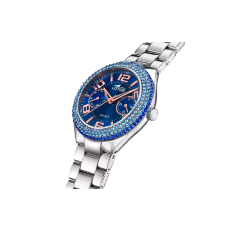 Reloj Lotus mujer Bliss esfera azul con circonitas 18909/1