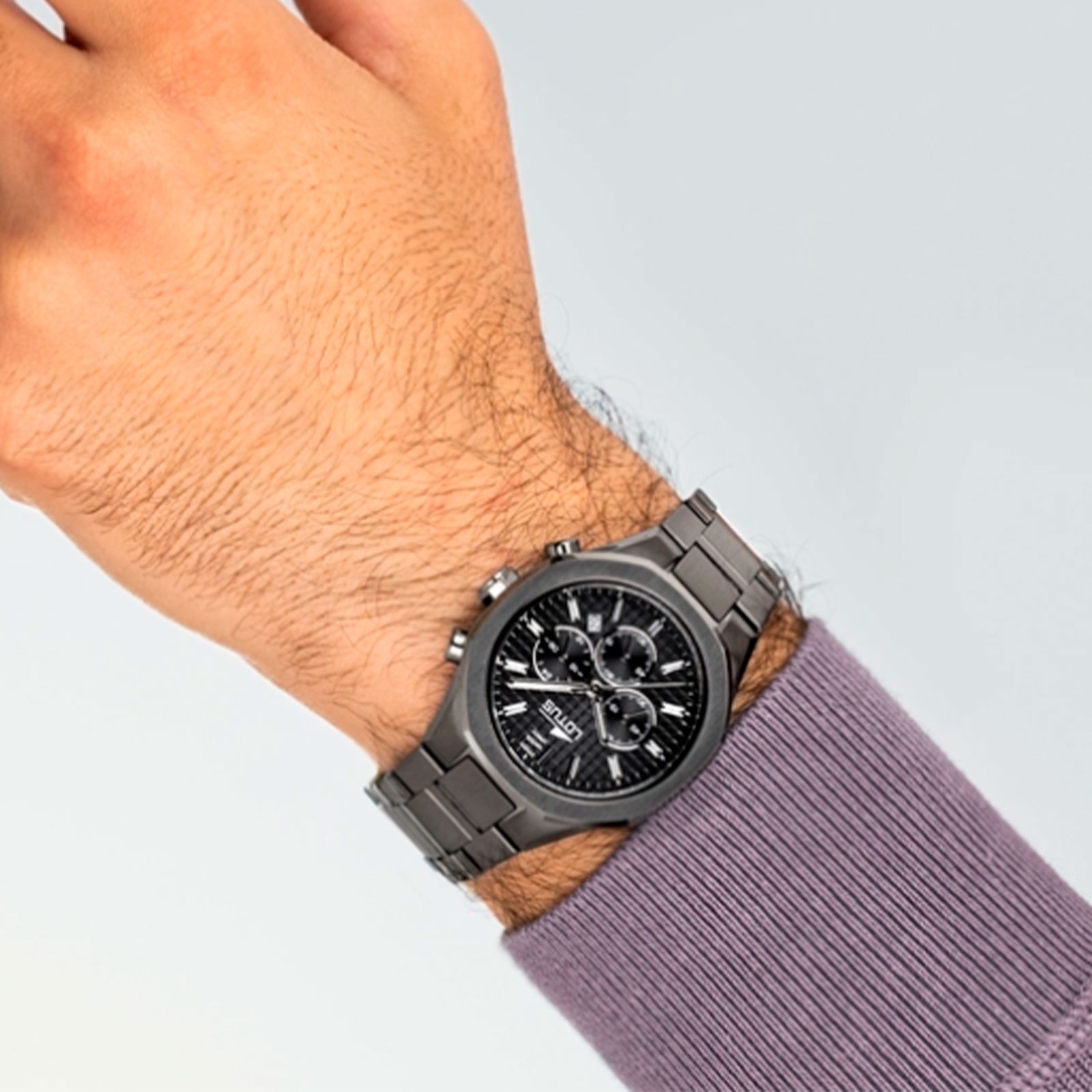 Reloj Lotus hombre Freedom esfera y correa negra 18849/1